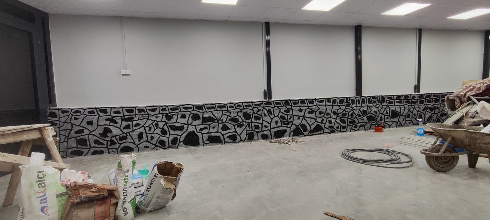 Dekoratif taş sıva uygulaması – Diyarbakır