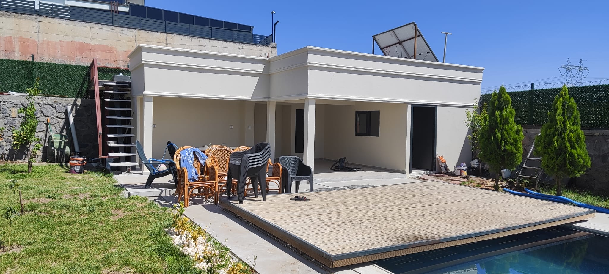 Konut dış cephe – havuzlu villa – Diyarbakır